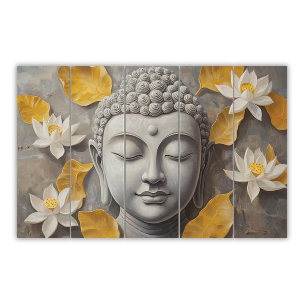 inep-b0dl6gpvsd-front-view-of-buddha-tastic-5-panel-framed-wall-art-that_ll-have-your-stress-packing-its-bags-(50x30-inches)-showcasing-serene-buddha-imagery..jpg